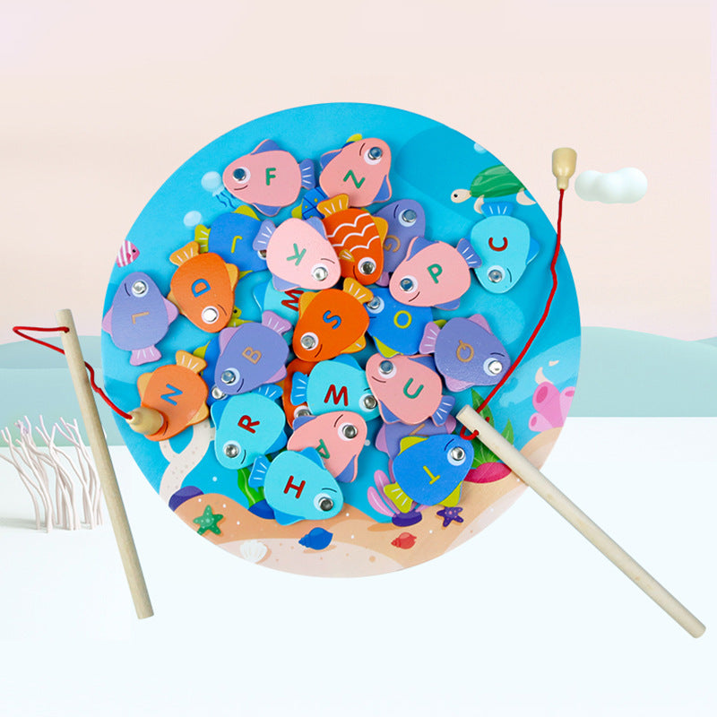 Wooden Magnetic Fishing Toy – Kids Game for Boys & Girls