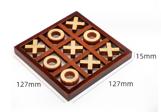 XO Triple Wells Chess – Kids Puzzle & Strategy Board Game