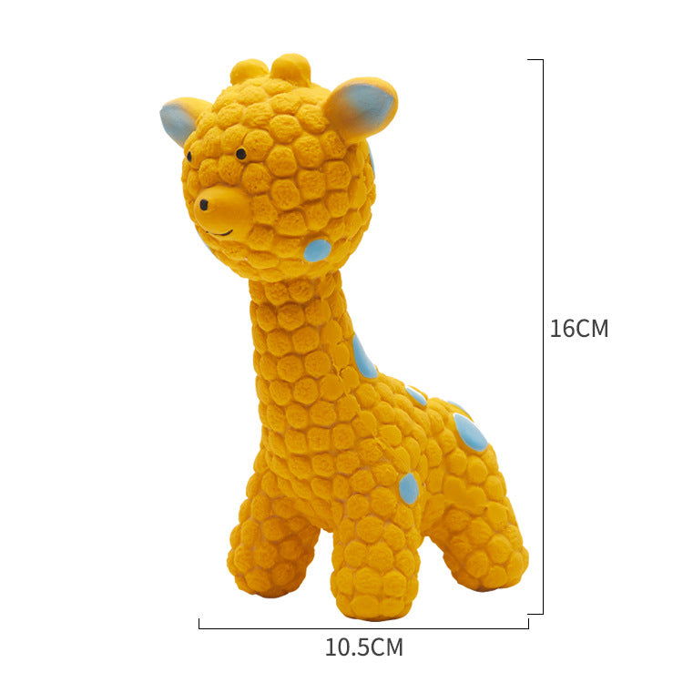 Latex Burger Animal Dog Toy – Interactive Squeaky Pet Toy Set