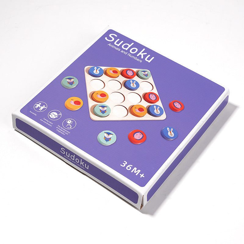 Montessori Sudoku Board – Color & Math Logic Puzzle Toy