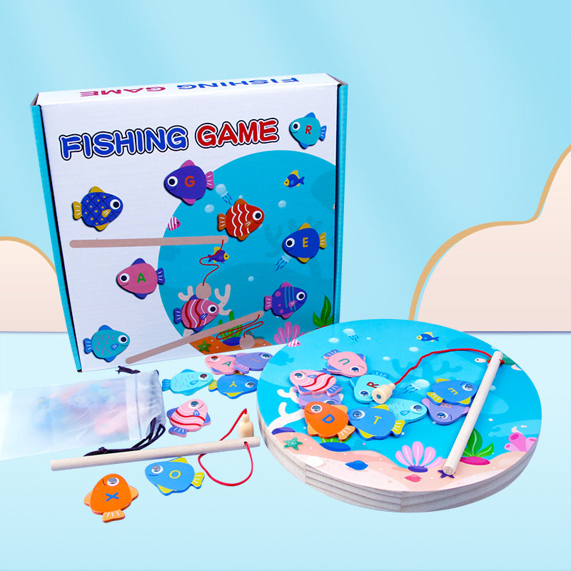 Wooden Magnetic Fishing Toy – Kids Game for Boys & Girls