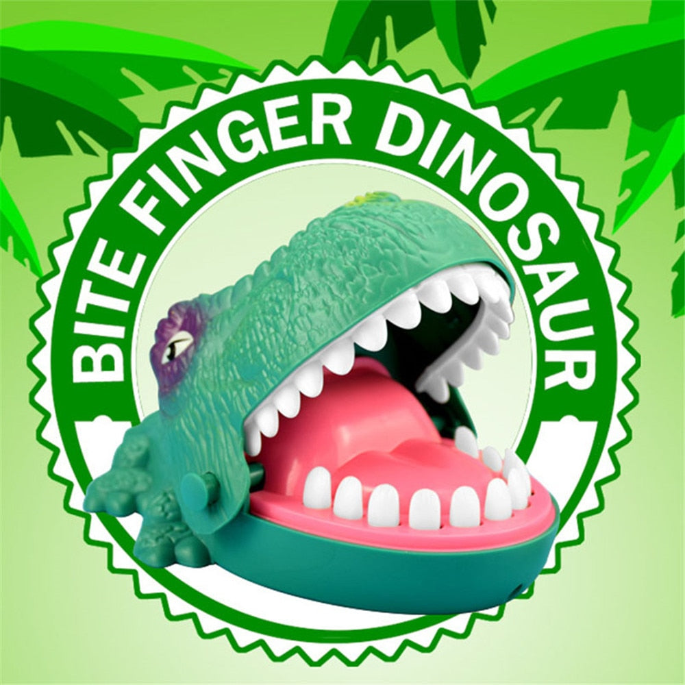 Mouth Dentist Bite Finger Game Toy Funny Dinosaur Pulling Teeth Bar Games Toys For Children  Interactive Novelty Gag Trick Jokes