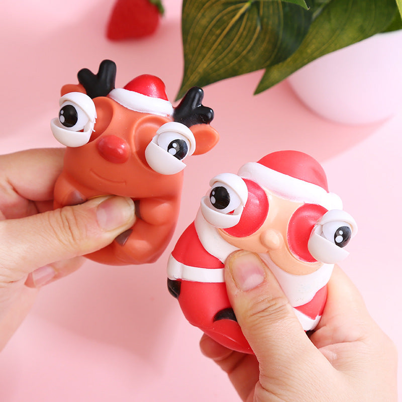 Squeeze & Squint Stress Relief Toy – Fun Christmas Gift