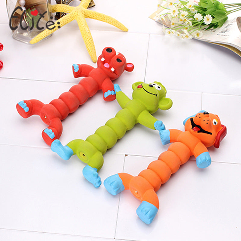 Cartoon Latex Molar Stick – Squeaky Dog Chew Toy