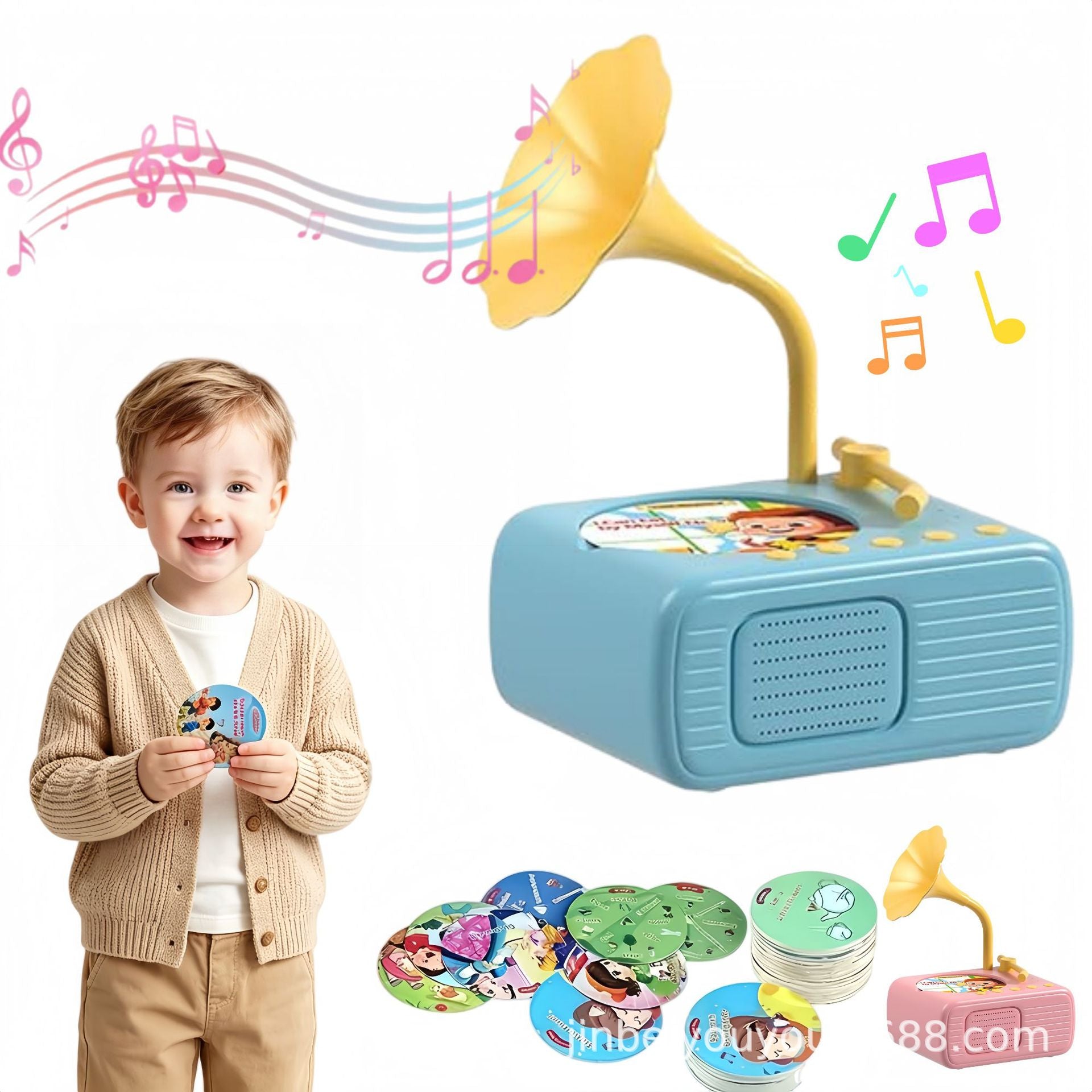 Educational Early Learning Sound Card Player for Kids Multilingual Language Learning Toy Factory Direct