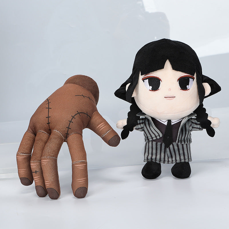 Wednesday Addams Plush Doll – Collectible Stuffed Toy