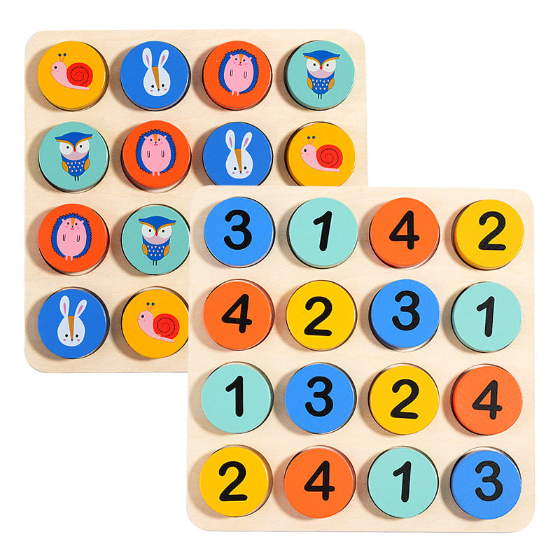Montessori Sudoku Board – Color & Math Logic Puzzle Toy