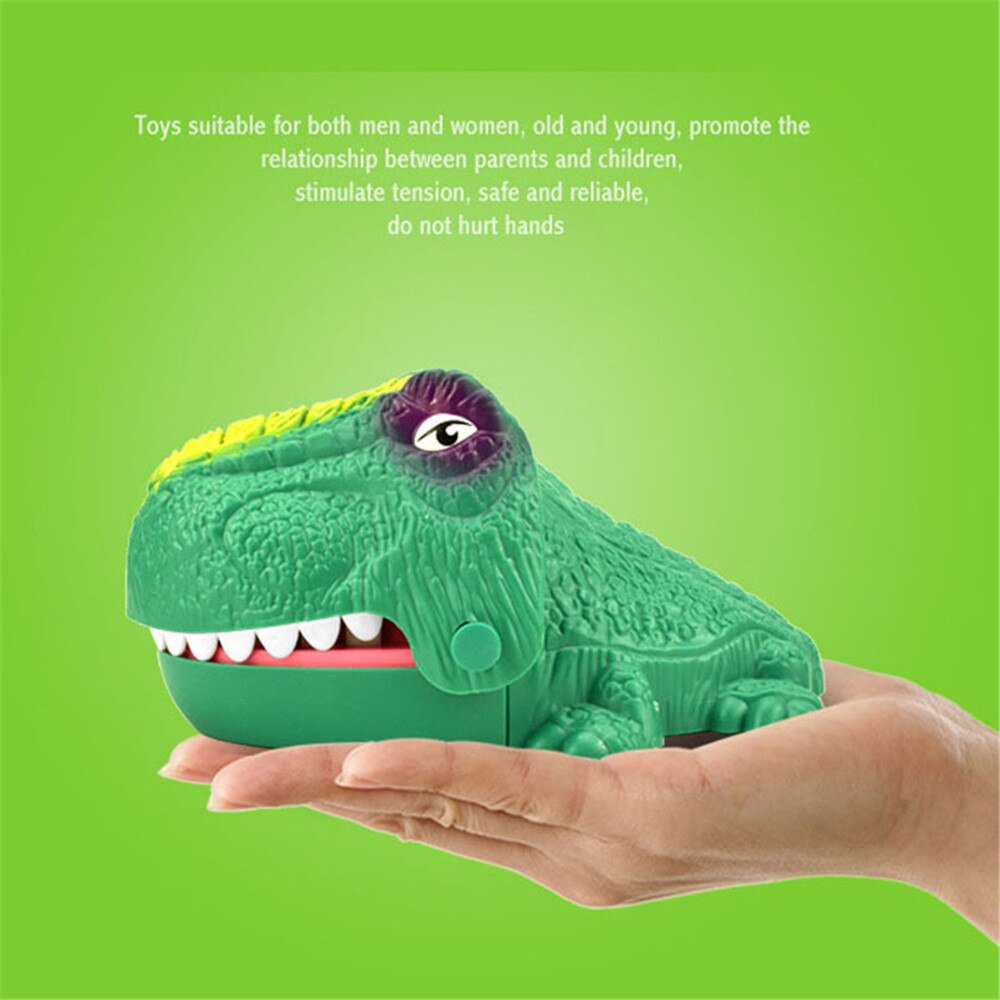 Mouth Dentist Bite Finger Game Toy Funny Dinosaur Pulling Teeth Bar Games Toys For Children  Interactive Novelty Gag Trick Jokes