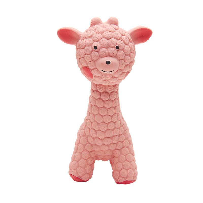 Latex Burger Animal Dog Toy – Interactive Squeaky Pet Toy Set