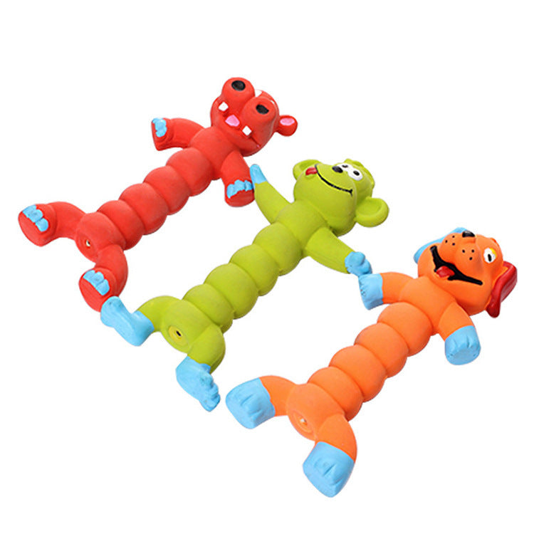 Cartoon Latex Molar Stick – Squeaky Dog Chew Toy