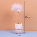 Feather Cat Egg Tumbler Toy – Interactive Voice Cat Toy
