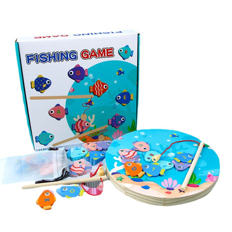 Wooden Magnetic Fishing Toy – Kids Game for Boys & Girls