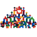 112pcs/Set Wooden Colorful Rainbow Domino Blocks Building Toy Early Educational Toys For Children Kids Dominoes Games Gifts