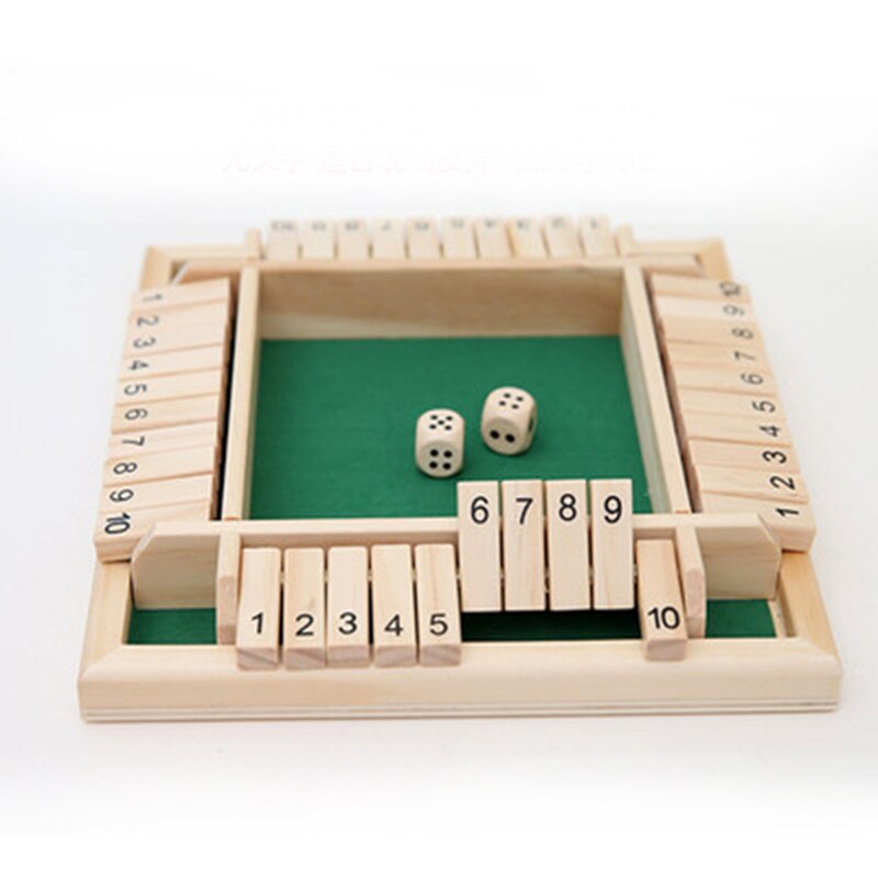 Shut The Box – 4 Player Number Board Game