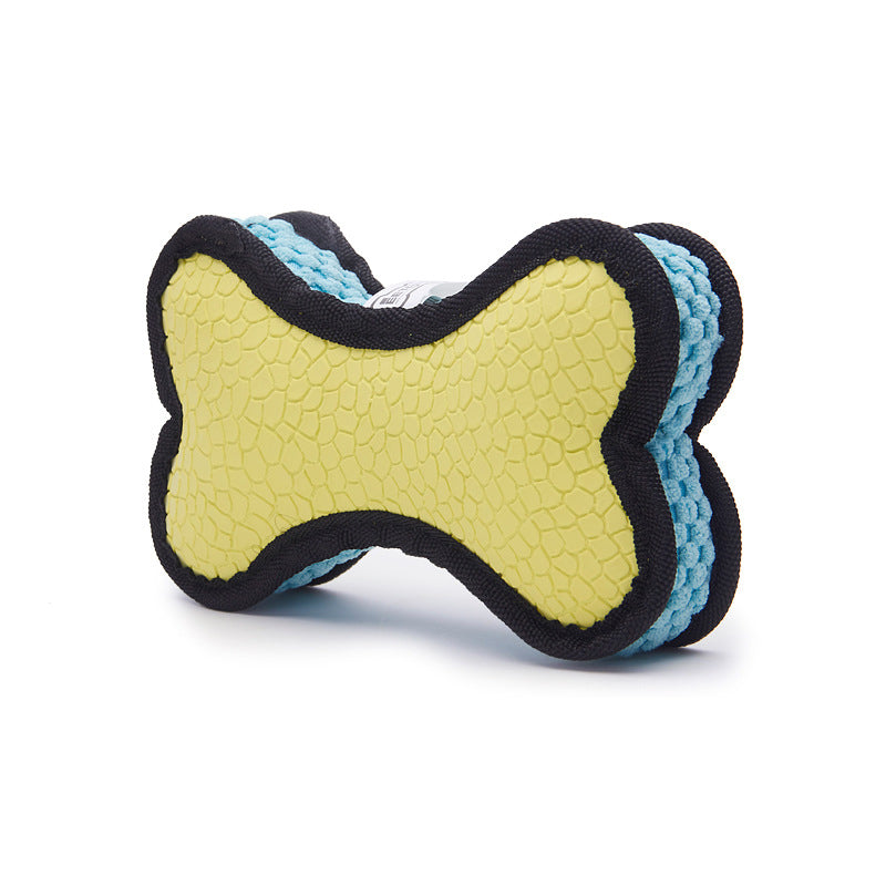 Latex Rugby Dog Toy – Squeaky Interactive Molar Chew Toy