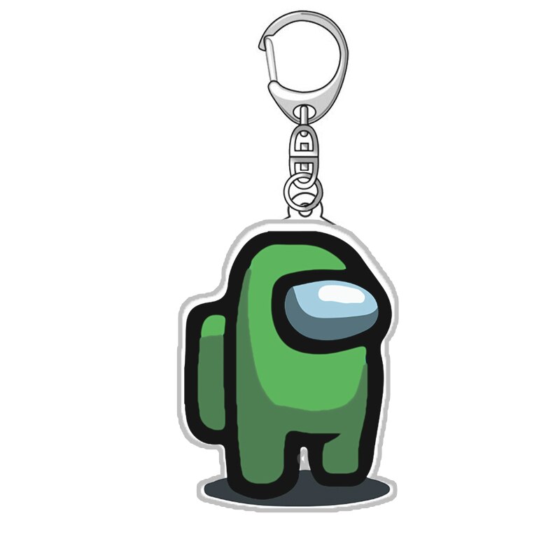 Among Us Acrylic Keychain – Colorful Gift Accessory