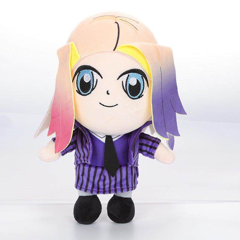Wednesday Addams Plush Doll – Collectible Stuffed Toy