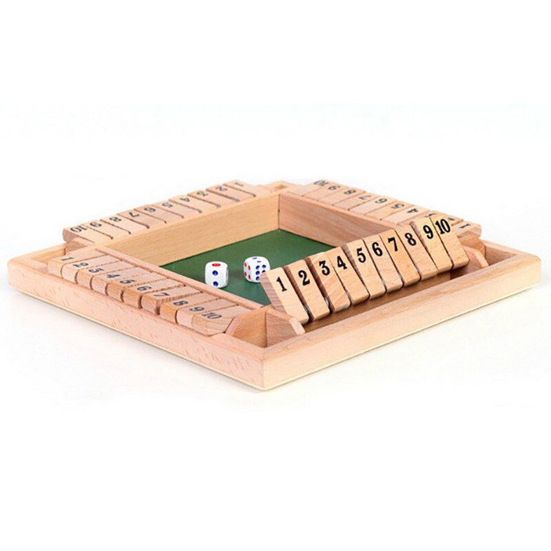 Shut The Box – 4 Player Number Board Game