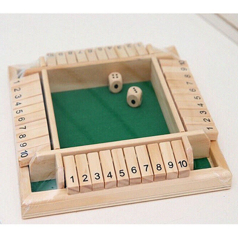Shut The Box – 4 Player Number Board Game