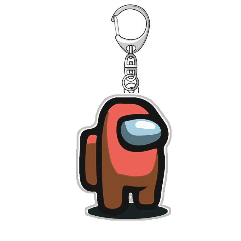 Among Us Acrylic Keychain – Colorful Gift Accessory