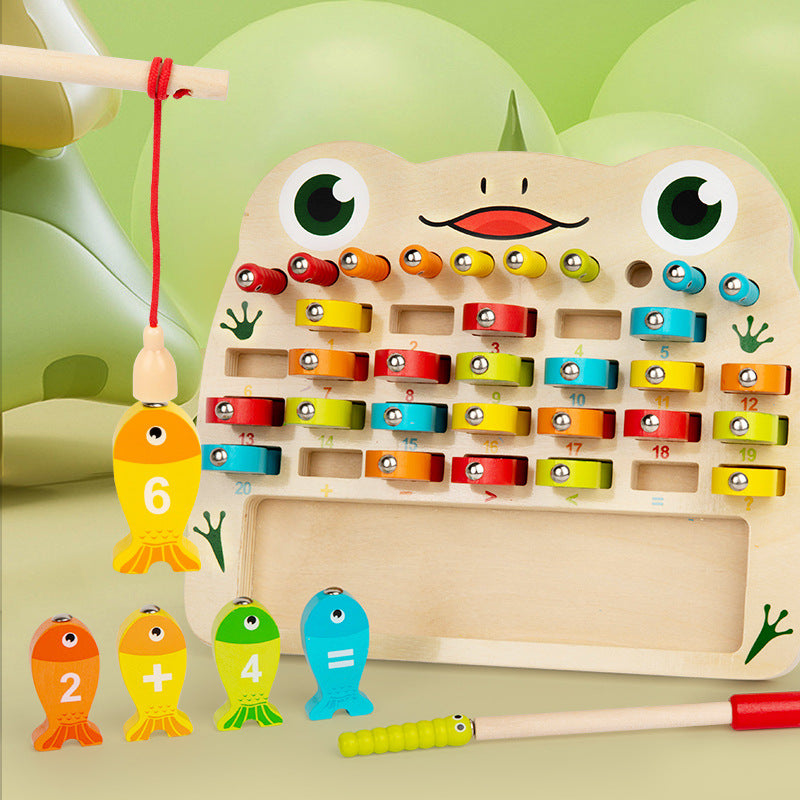 Magnetic Fishing Game – Alphanumeric Matching Wooden Toy
