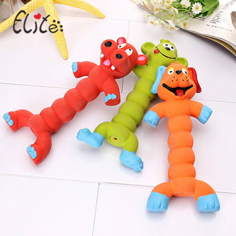 Cartoon Latex Molar Stick – Squeaky Dog Chew Toy