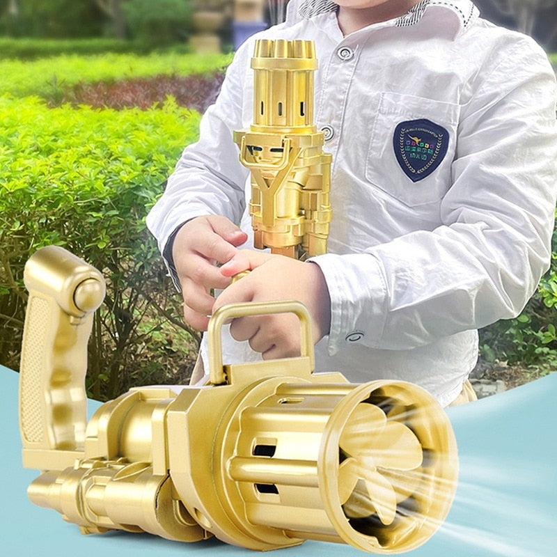 Bubble Gun Machine Toy – Kids Bath & Outdoor Play